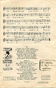 CHANSON ET PAROLES 3